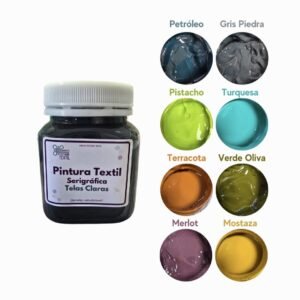 Pintura Textil Serigráfica Línea Premium 200 grs.