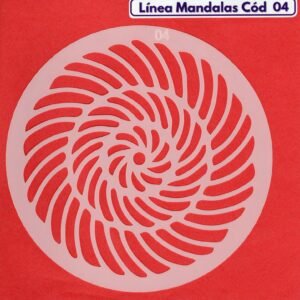 Linea Mandalas Cód 04 Stencil 13 cm