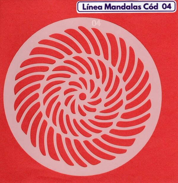 Linea Mandalas Cód 04 Stencil 13 cm