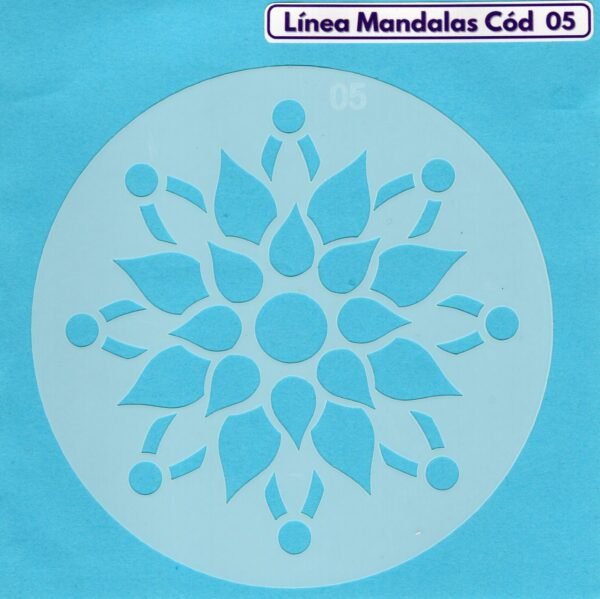 Linea Mandalas Cód 05 Stencil 13 cm