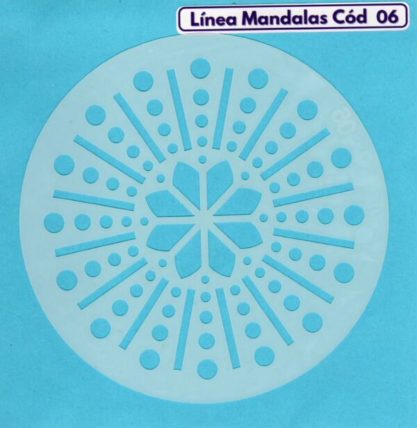 Linea Mandalas Cód 06 Stencil 13 cm