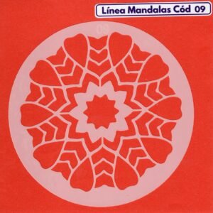 Linea Mandalas Cód 09 Stencil 13 cm