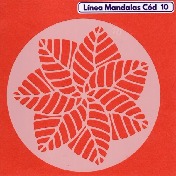 Linea Mandalas Cód 10 Stencil 13 cm