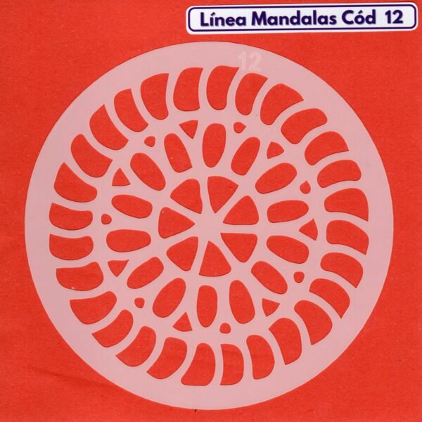 Linea Mandalas Cód 12 Stencil 13 cm