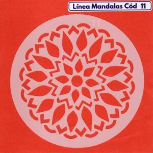Linea Mandalas Cód 11 Stencil 13 cm