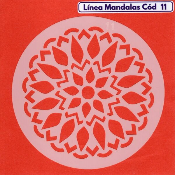 Linea Mandalas Cód 11 Stencil 13 cm
