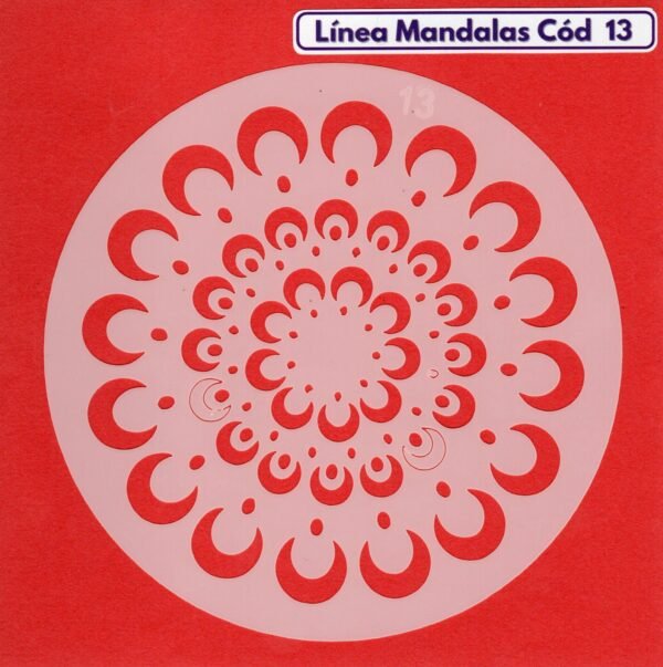 Linea Mandalas Cód 13 Stencil 13 cm