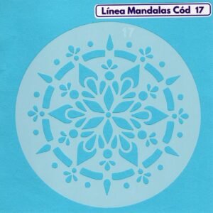 Linea Mandalas Cód 17 Stencil 13 cm