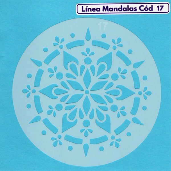 Linea Mandalas Cód 17 Stencil 13 cm