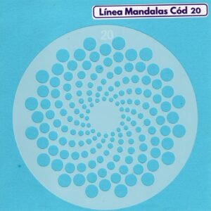 Linea Mandalas Cód 20 Stencil 13 cm
