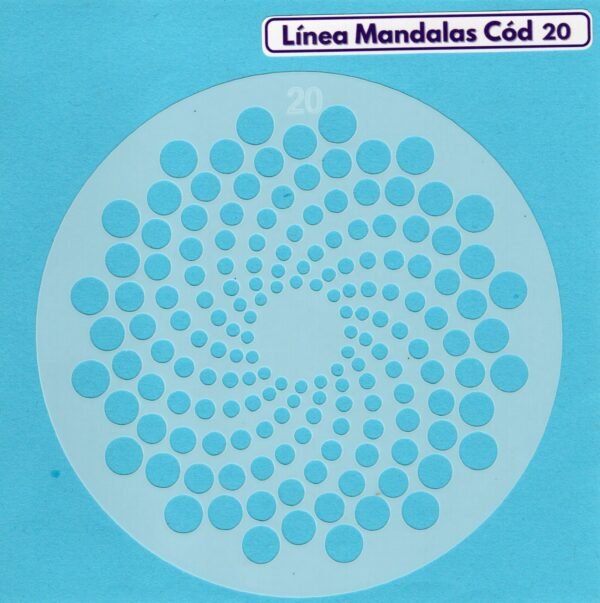 Linea Mandalas Cód 20 Stencil 13 cm