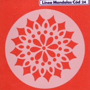 Linea Mandalas Cód 24 Stencil 13 cm