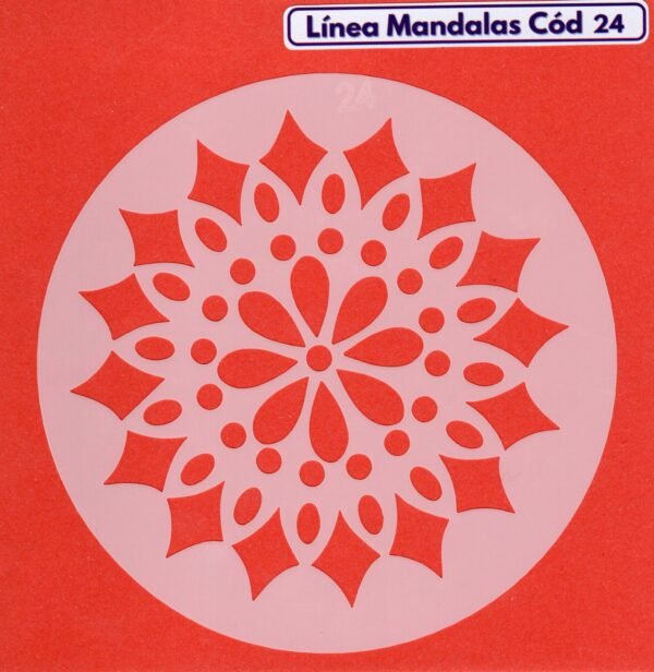 Linea Mandalas Cód 24 Stencil 13 cm