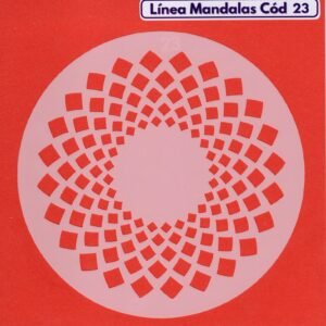 Linea Mandalas Cód 23 Stencil 13 cm