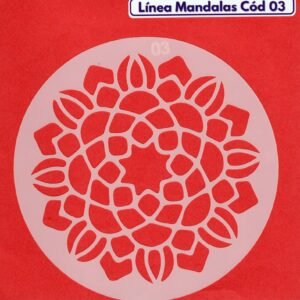 Linea Mandalas Cód 03 Stencil 13 cm