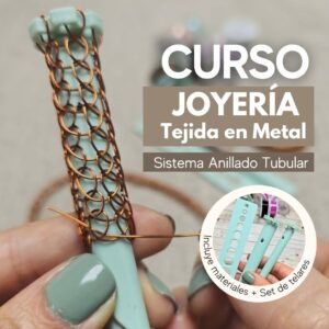 Curso de Joyería Tejida en Metal – Técnica Anillado Tubular (Vikingo)