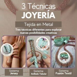 Programa Integral de Joyería Tejida en Metal - 3 Técnicas
