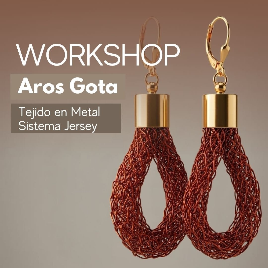Workshop Aros Gota Tejido en Metal · Sistema Jersey